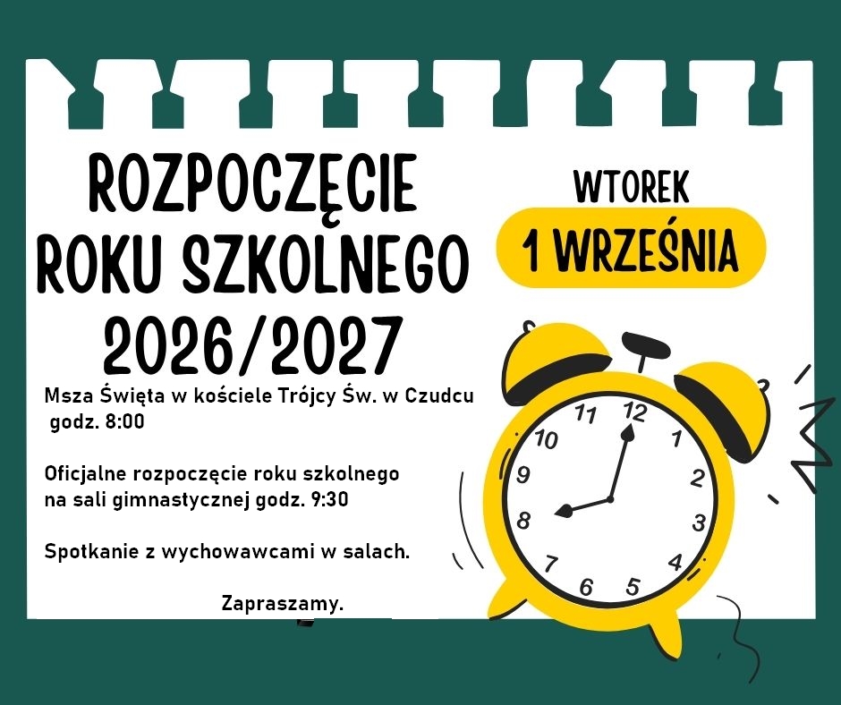 Rozpoczęcie roku szkolnego 2026/2027